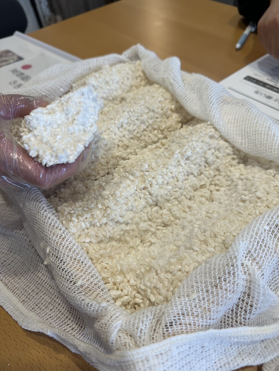 麹士だからできる！出来たての米糀をたっぷり使った高級米味噌仕込み！約２キロ持帰り