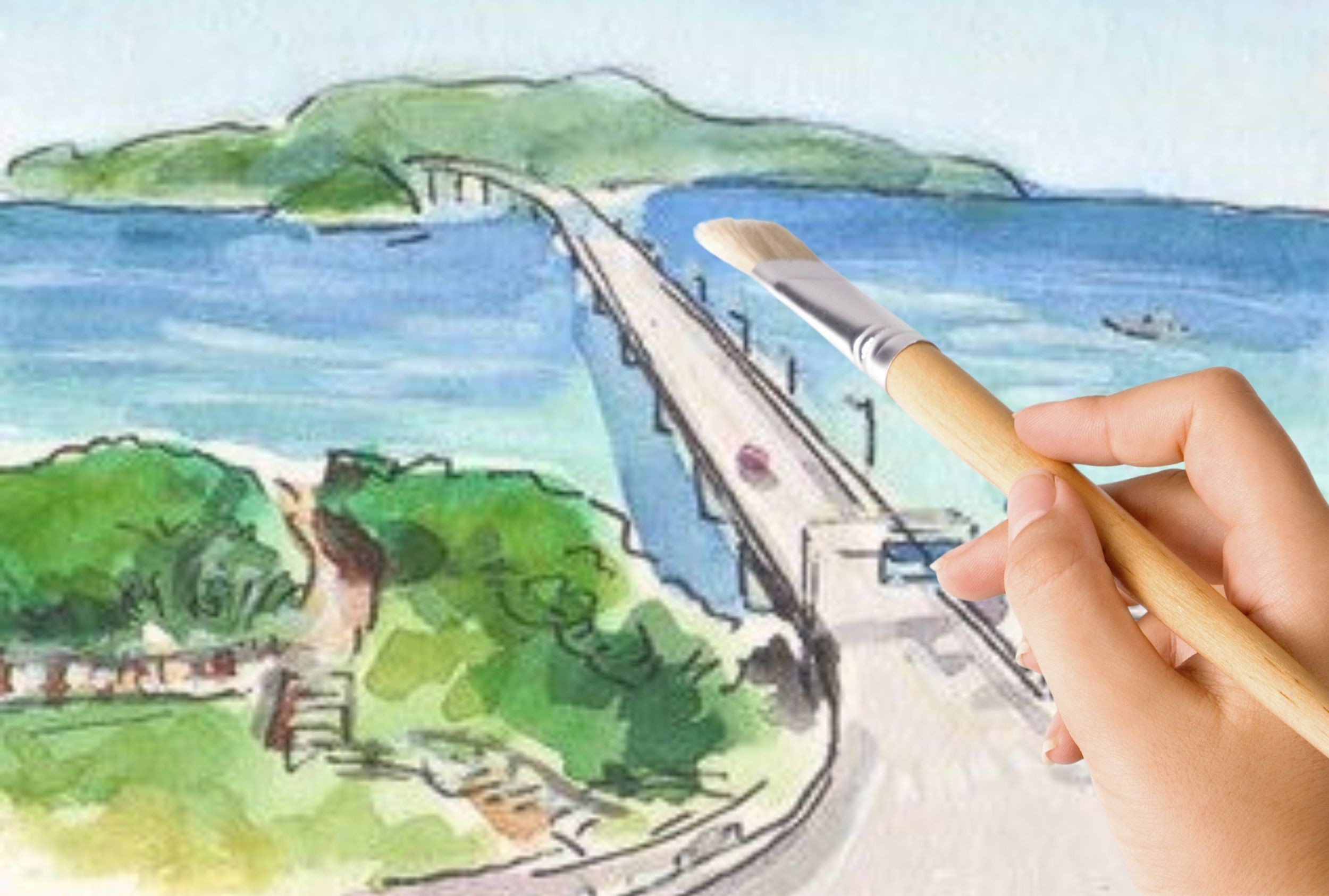 水彩スケッチ１２カ月（水彩画）　【１日体験レッスン】